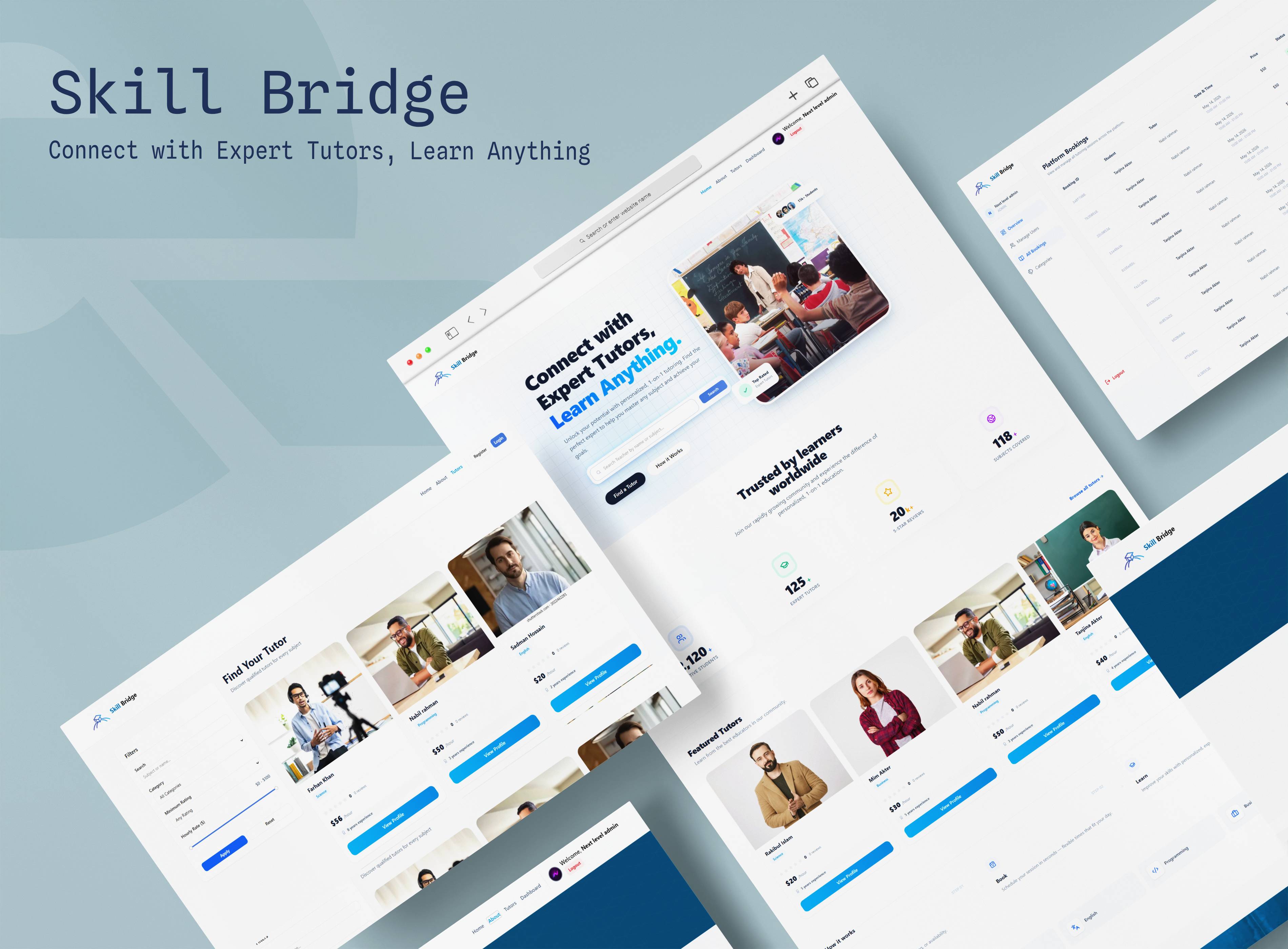 SkillBridge - Personalized Tutoring Marketplace