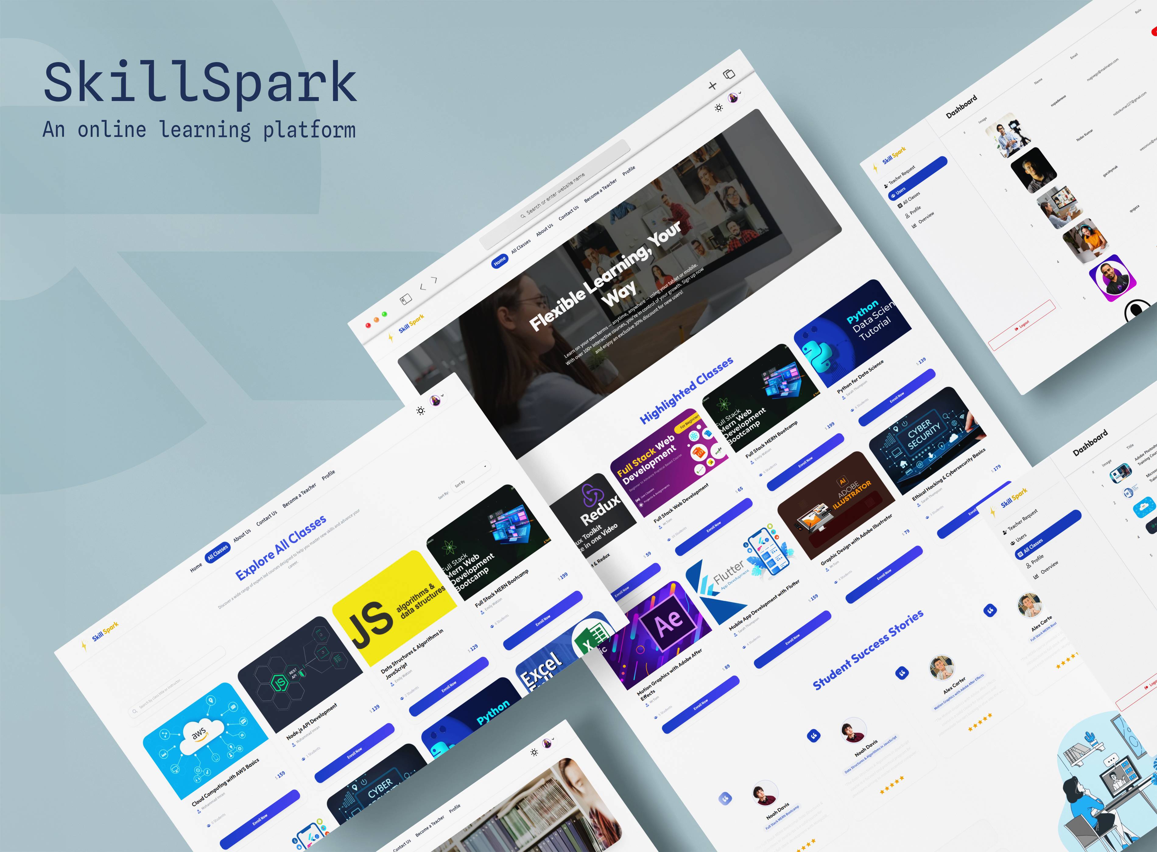 Skill Spark - An Online Learning Platform